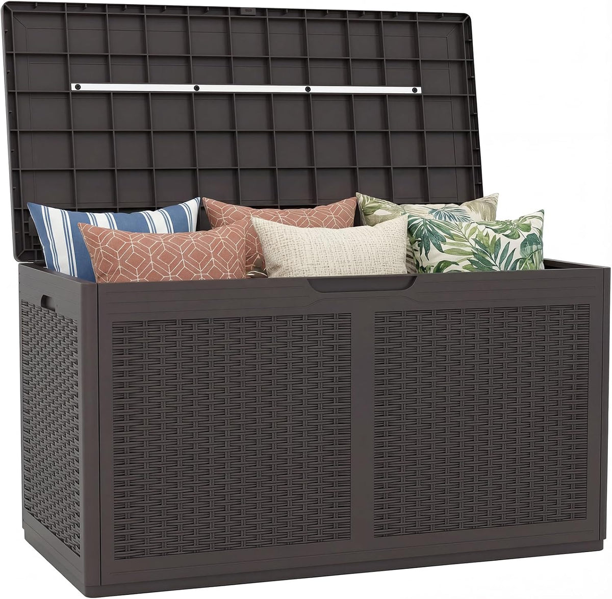 tangkula 100 gallon outdoor storage box, lockable outdoor, main product view