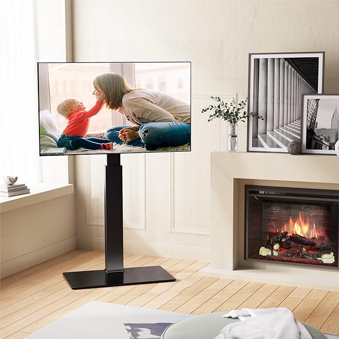 FITUEYES Swivel Floor TV Stand - Image 8