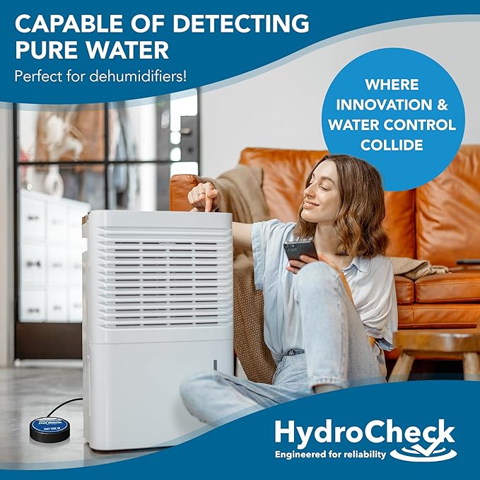 HydroCheck Water Sensor Alarm, Smart Water Leak Detector - Image 4