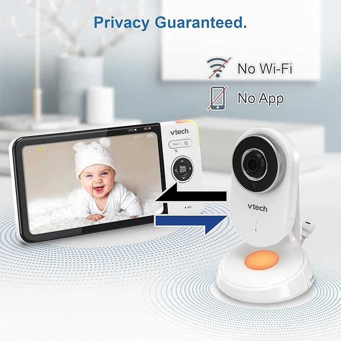 VTech VM818HD Baby Monitor, Night Light, 110-degree Wide-Angle True-Color - Image 11