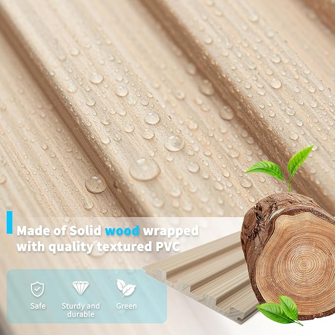 Art3d Slat Wood Wall Paneling for Interior and Ceiling Decoration - Image 4