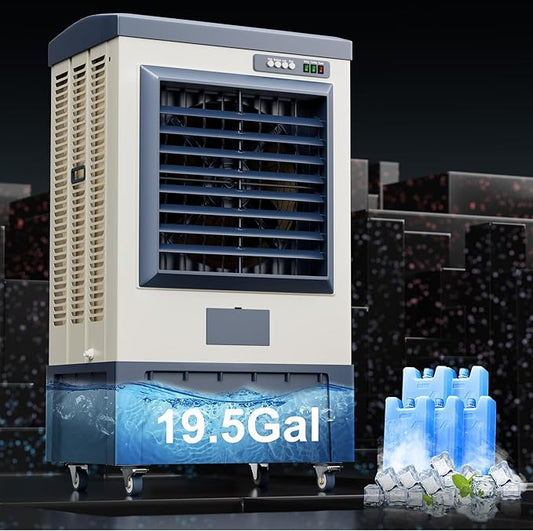 Landeagle 49″ Swamp Cooler Air Conditioner, 6550CFM Portable Evaporative Coolers by Landeagle