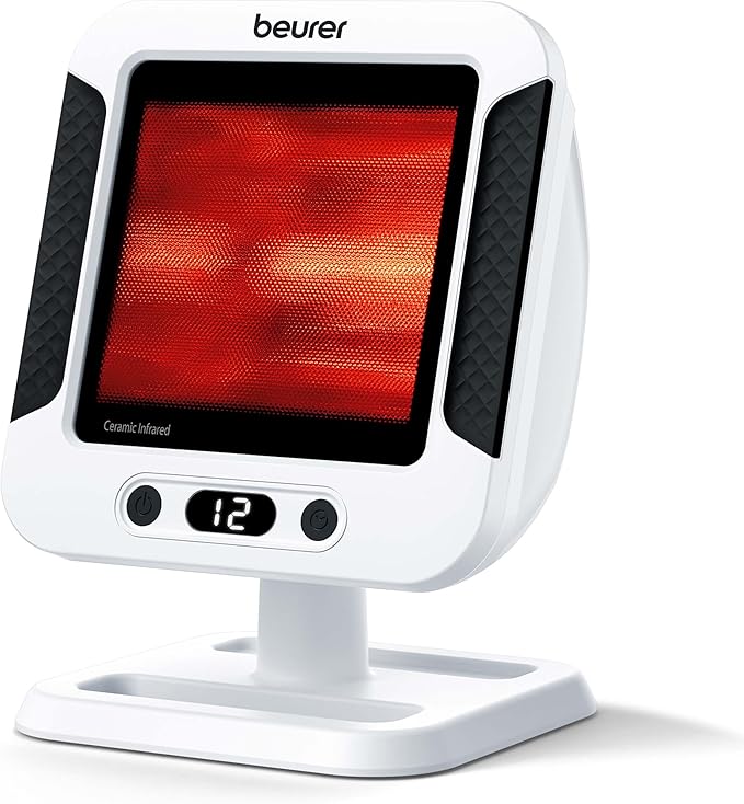 Beurer IL60 Infrared Heat Lamp for Red Light Therapy for Face, Sinus & Skin by BeurerNorthAmerica
