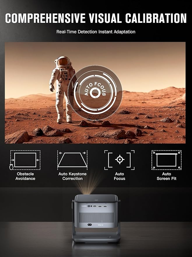 【2200ANSI & Officially-Licensed APP】Smart 4K Projector - Image 7