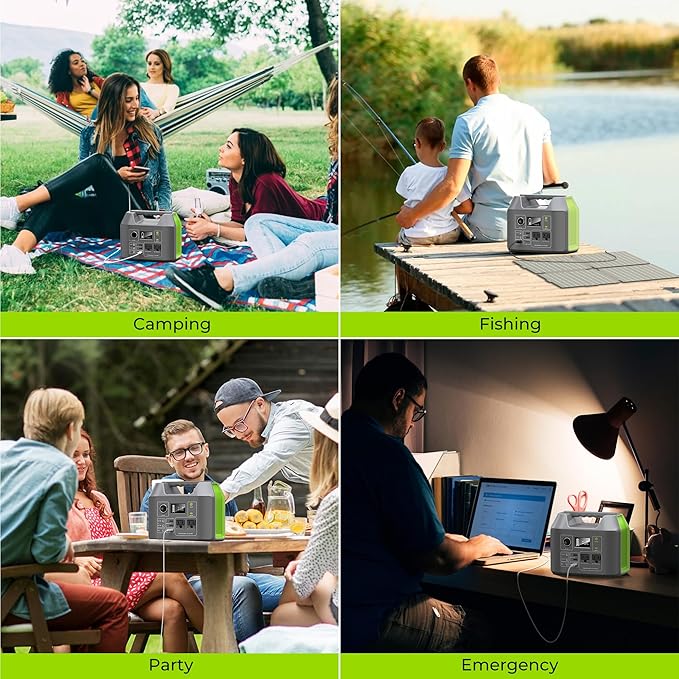 Portable Solar Generator, 300W Portable Power Station - Image 8