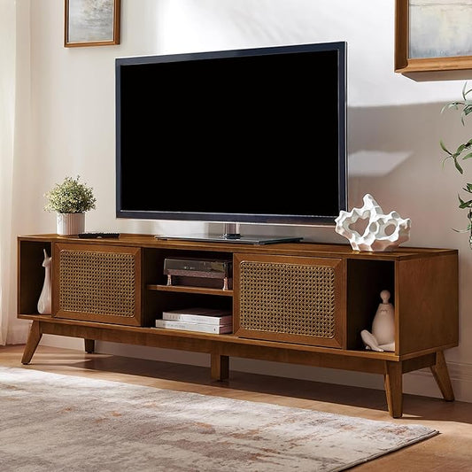 LKTART 68 Inch Mid Century Modern TV Stand by LKTART