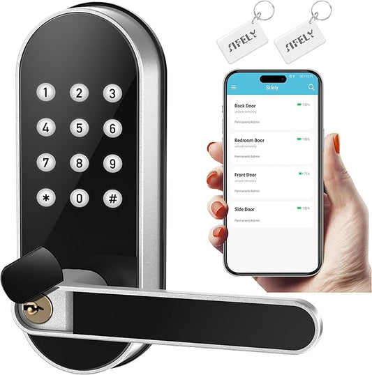 Keyless Entry Keypad Smart Door Lock by SifelySmartLocks
