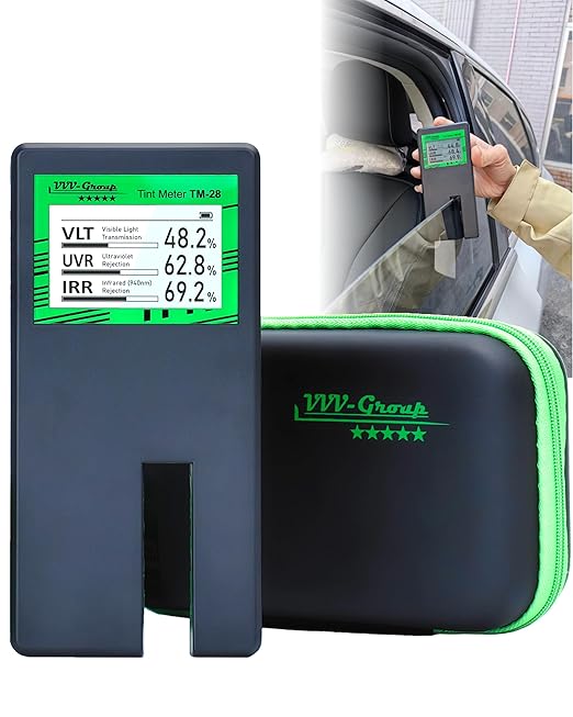Digital Car Window Tint Meter TM-28 – Side Window Tint Tester by VVV-Group