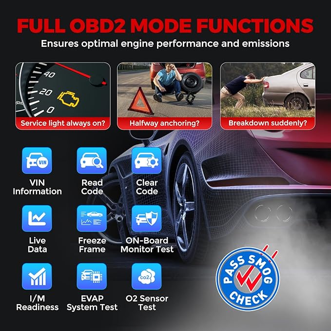 LAUNCH OBD2 Scanner CRP123I V3.0 Elite, 2026 Lifetime Free Update Engine ABS - Image 9