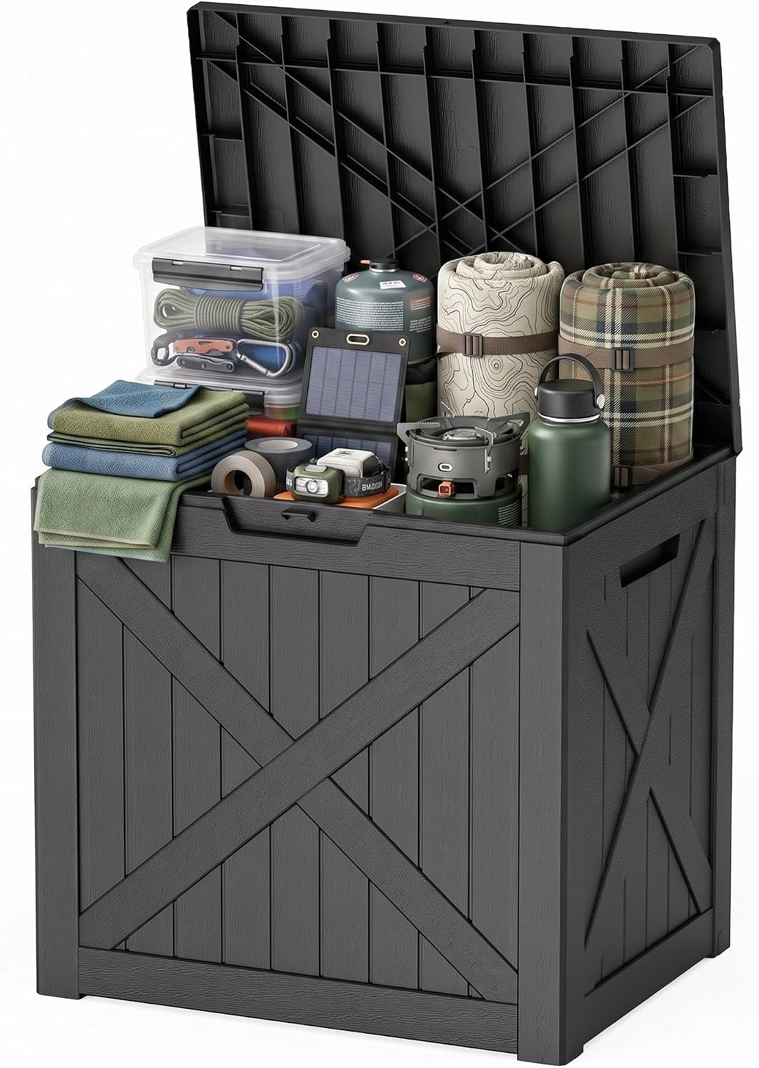 easyup 40 gal waterproof outdoor storage box weatherproof, main product view