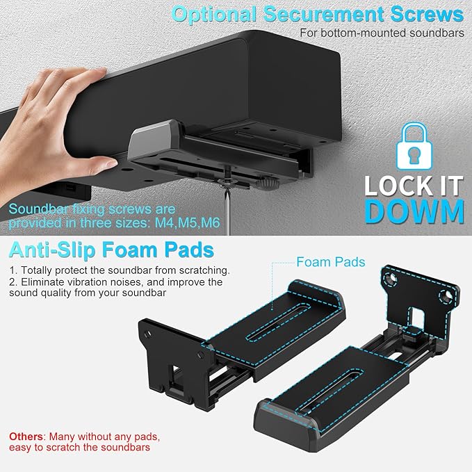 ZUOLACO Soundbar Wall Mount Bracket - Image 4