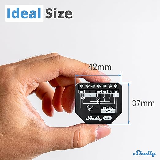 Shelly 2PM Gen3 | WiFi 2-Channel Smart Relay Switch - Image 2