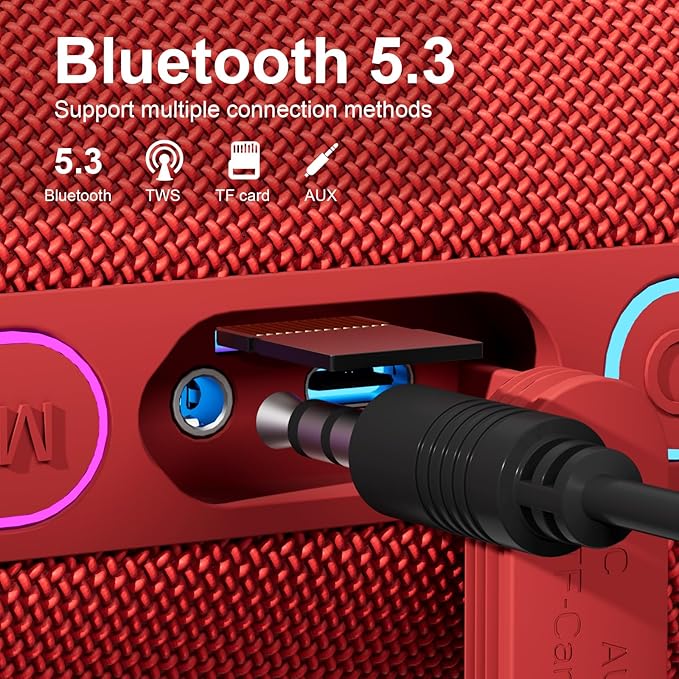 YOLOEMOT Waterproof Bluetooth Speaker, Wireless Shower Speaker - Image 4