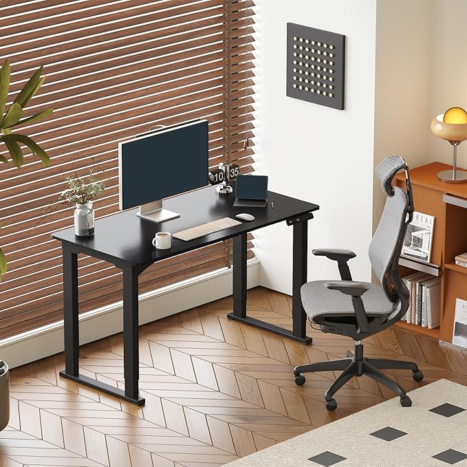 SANODESK 4-Leg Standing Desk, Electric Height Adjustable Desk - Image 2
