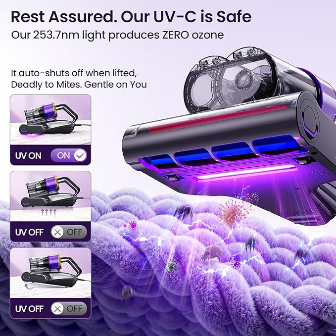 IRONSPIRE Bed Vacuum Cleaner, Mattress Vacuum - Image 6