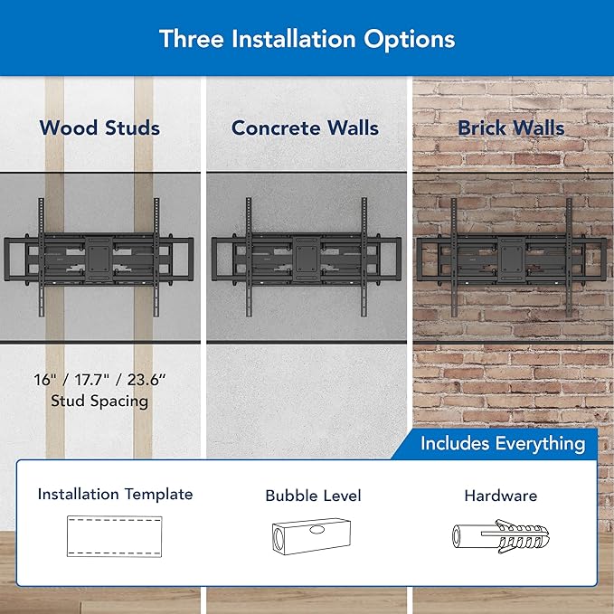 Mount-It! Heavy Duty XXL Full Motion TV Wall Mount - Image 7