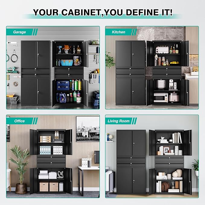 SISESOL Metal Storage Cabinet - Image 7