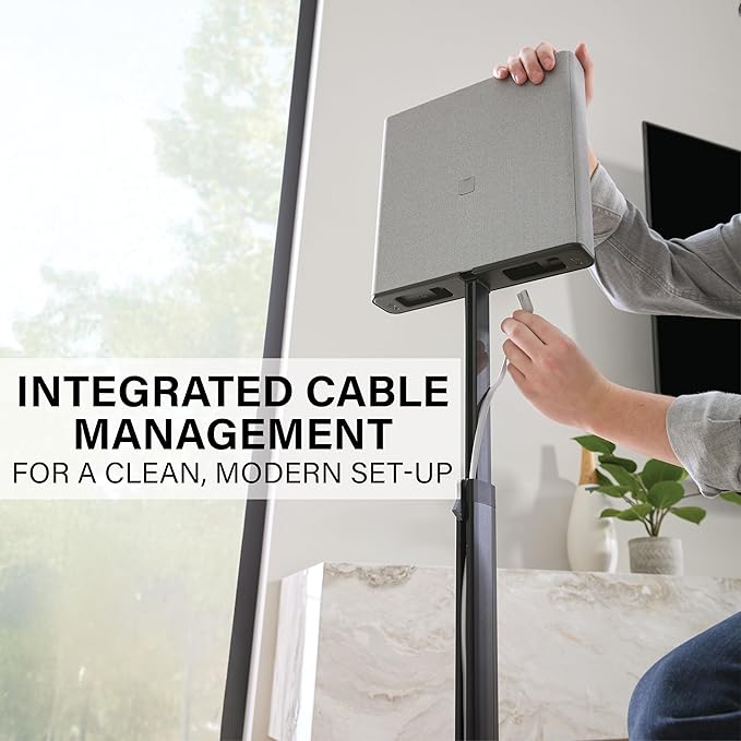 SANUS Height-Adjustable Speaker Stands Compatible - Image 4
