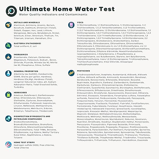 Ultimate Home Water Test Kit for Drinking Water | Tests for 250+ Parameters - Image 2