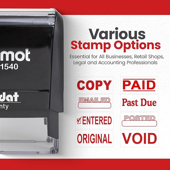 Promot Posted Self Inking Rubber Stamp - Image 6