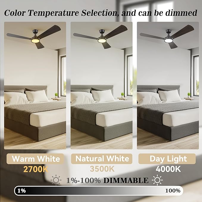 SMAAIR 56inch Smart Wifi Ceiling Fans - Image 4