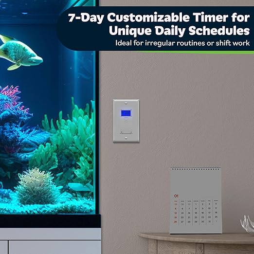 TOPGREENER Digital Astronomic Timer Switch, 7-Day Programmable Sunrise Sunset - Image 7