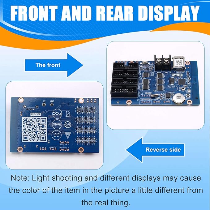 MARALANG HD-WF4 RGB Seven Color Small LED Display WiFi Control Card Module - Image 4