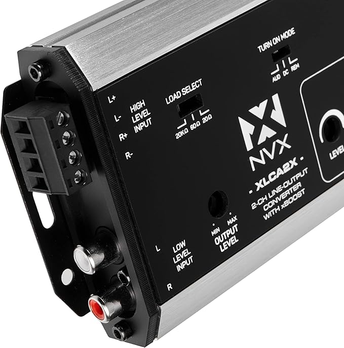 NVX XLCA2X X-Series PRO 2-Channel Line Out Converter Digital Bass Enhancer - Image 4