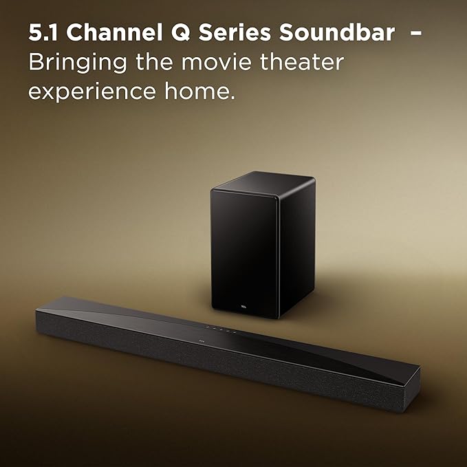 TCL Q65H 5.1 Sound Bar with Wireless Subwoofer - Image 2