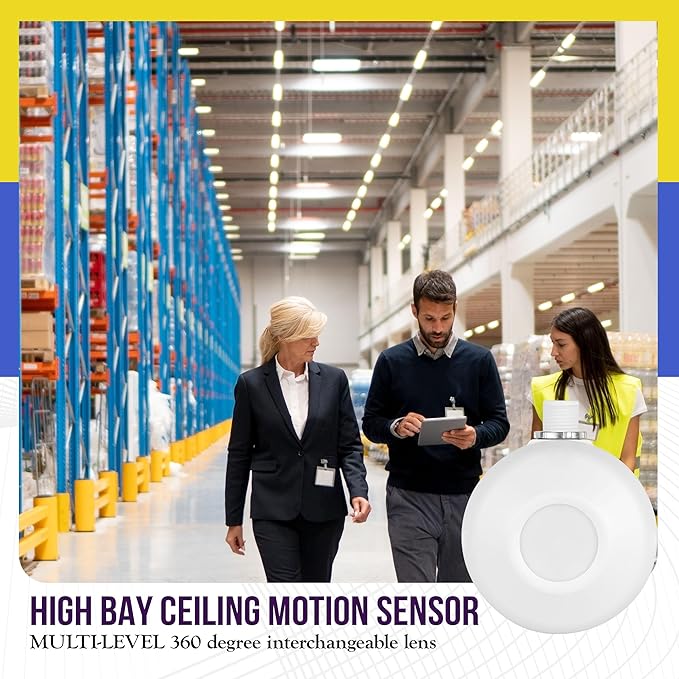ENERLITES High Bay 360 Degree Passive Infrared Ceiling Occupancy Motion Sensor - Image 5