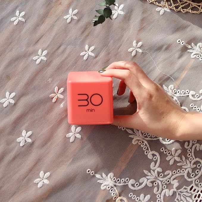 mooas Cube Timer, Timers Cube Flip Block Timers Productivity Gravity Sensor - Image 3