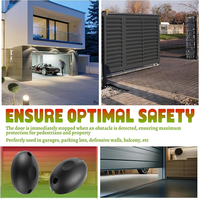 EPLZON Infrared Sensor Kit Gate Opener Gate Photo Eye Sensor Outdoor Gate - Image 7