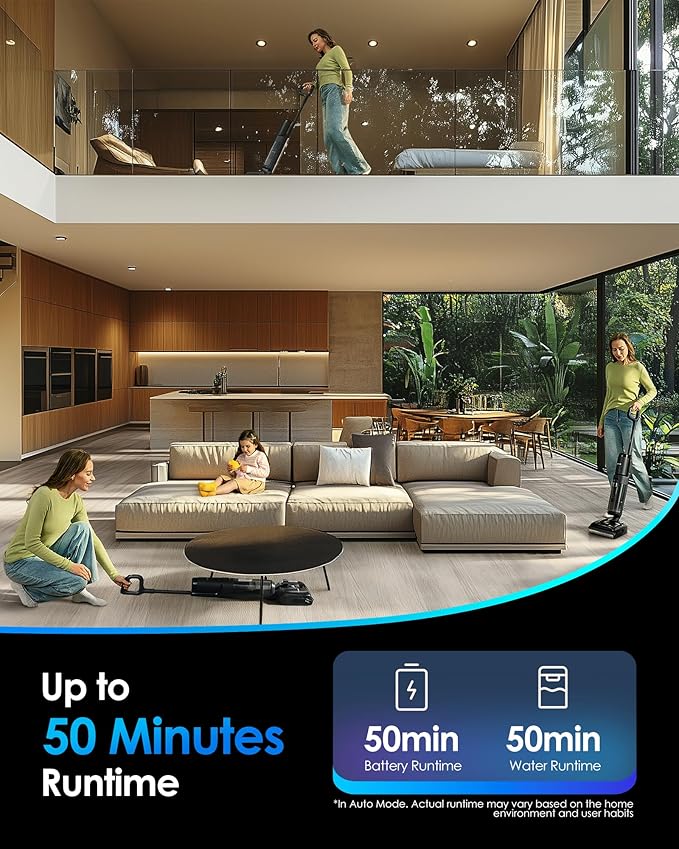 Tineco Floor ONE S7 Stretch Ultra Cordless Wet Dry Vacuum Cleaner, 180°Lay-Flat - Image 9