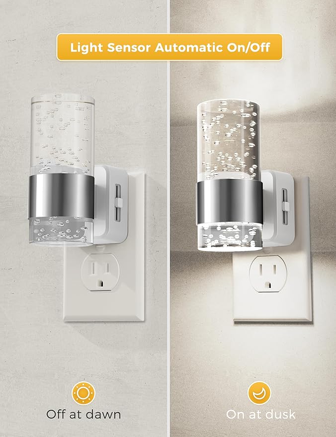 L LOHAS LED Night Light, Plug in Night Light - Image 3