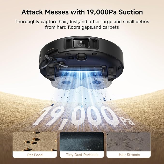 Mova P50 Pro Ultra Robot Vacuum and Mop, 000Pa Suction - Image 4