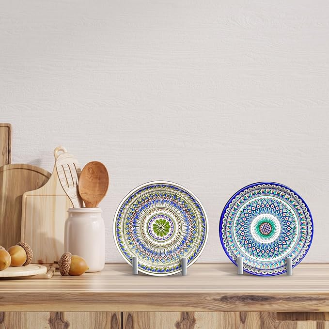 Sweetude 2 Pcs Large Plate Stands - Image 6