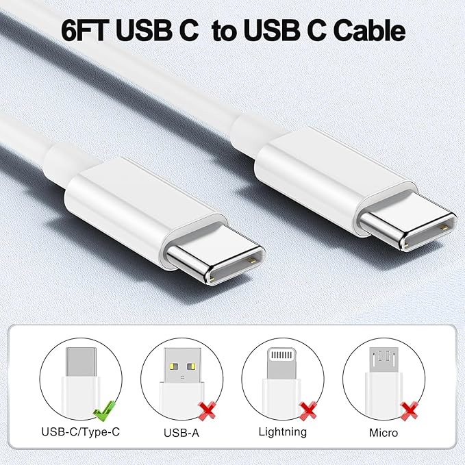 iPhone 17 16 15 Charger, USB C Charger Fast Charging - Image 4