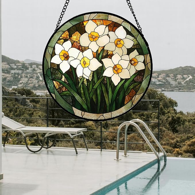 CRISGIF Stained Glass Window Hanging - Image 5