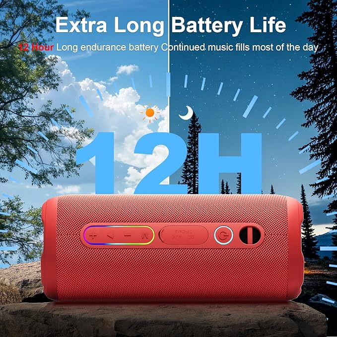 YOLOEMOT Waterproof Bluetooth Speaker, Wireless Shower Speaker - Image 6