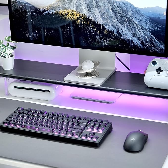 ROCDEER Bamboo Monitor Stand Riser - Image 9