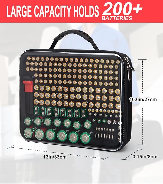Glamgen Battery Organizer Storage Case - Image 7