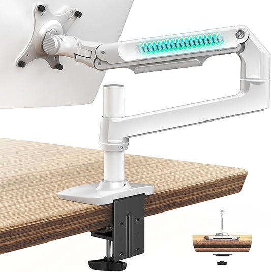 Ergounion Single Monitor Arm Desk Mount, Holds Screens up to 40 Inches and 25 by Ergounion