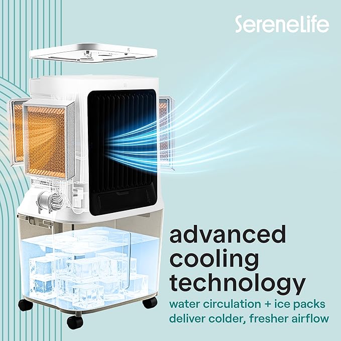SereneLife Portable Swamp Cooler Air Conditioner - Image 5
