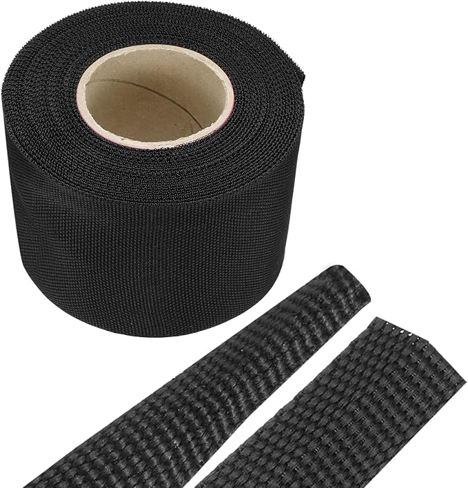 MECCANIXITY Braided Cable Sleeves Heat Shrinkable Fabric Sleeving, Network by MECCANIXITY