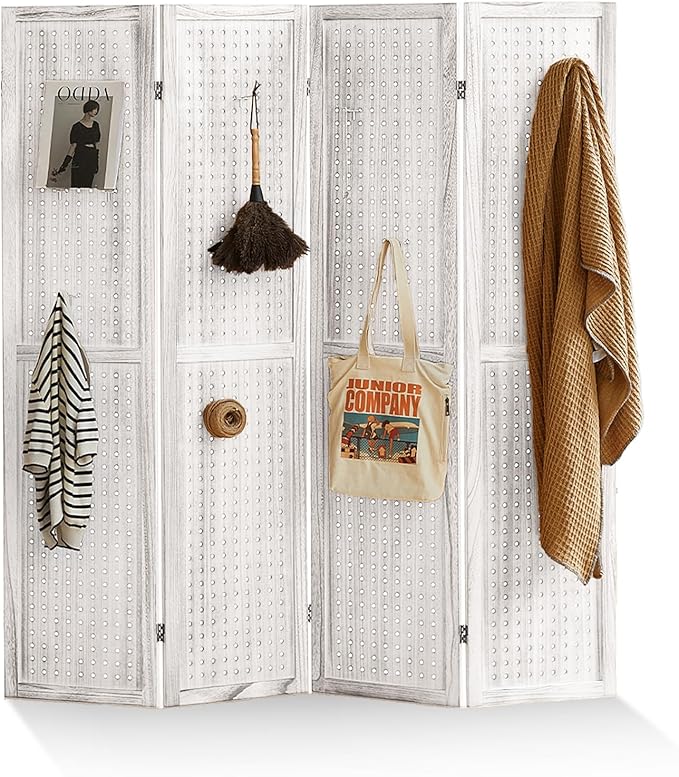 Asnefeli Pegboard Display Room Divider by AsNefeli
