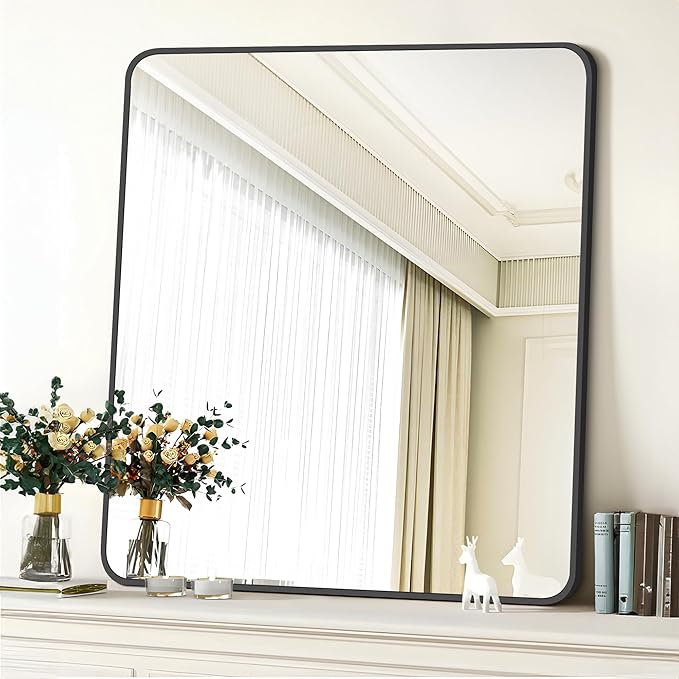 FORBATH Bathroom Mirror 36" x 36"，Large Square Wall Mirror - Image 7