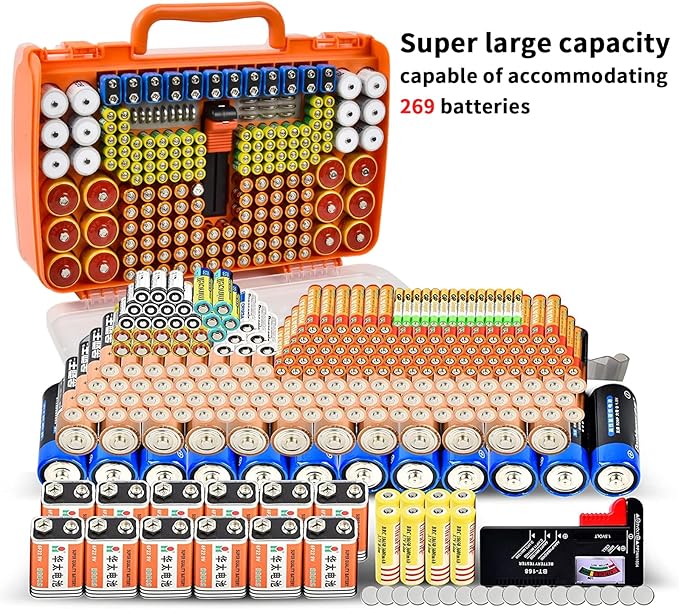Aptbyte Battery Organizer Storage Holder Box Case - Image 4