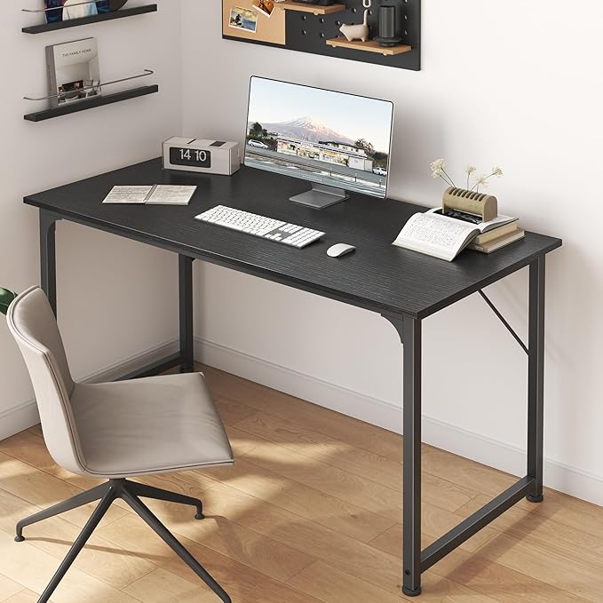 Huuger Modern Simple Office Desk, 40 Inch Gaming Desk - Image 6