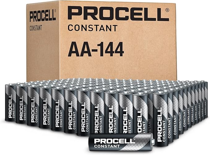 PROCELL Constant AA Long-Lasting Alkaline Batteries 10-Year Shelf Life by PROCELL
