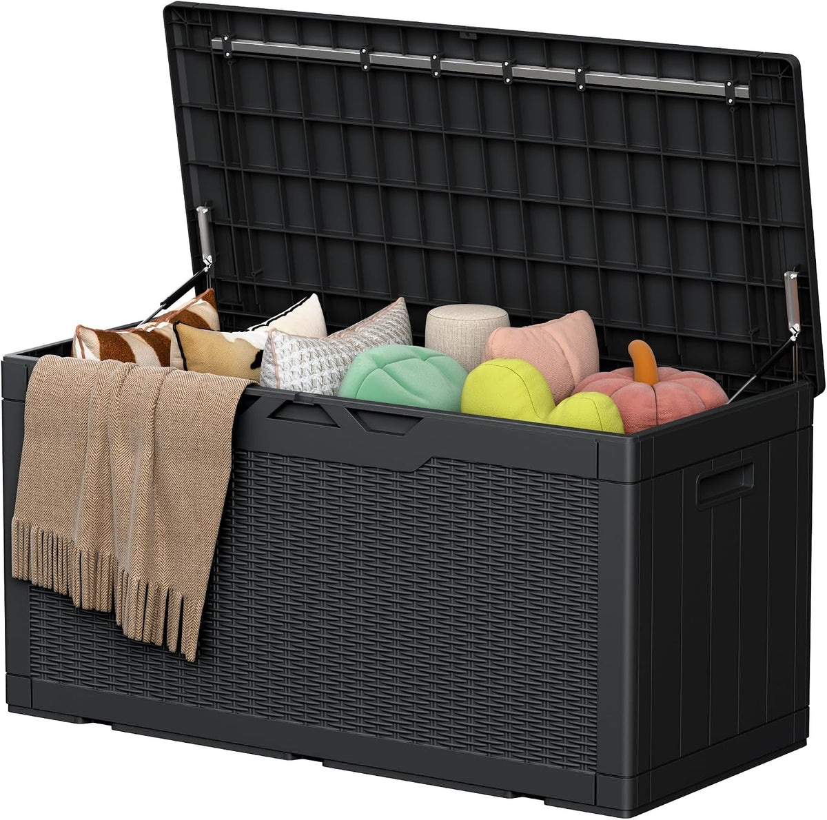 105 gallon deck box outdoor indoor waterproof storage, main product view